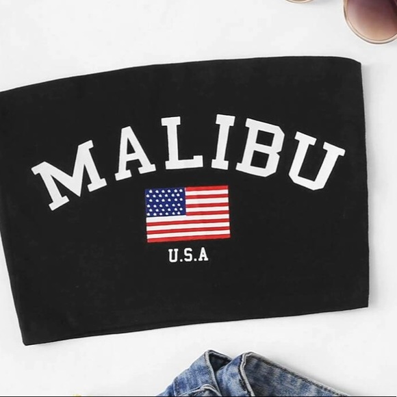 NEW! cropped malibu tube top✨ - Picture 3 of 7